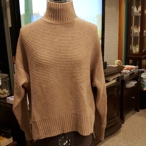 High Low Turtleneck Sweater